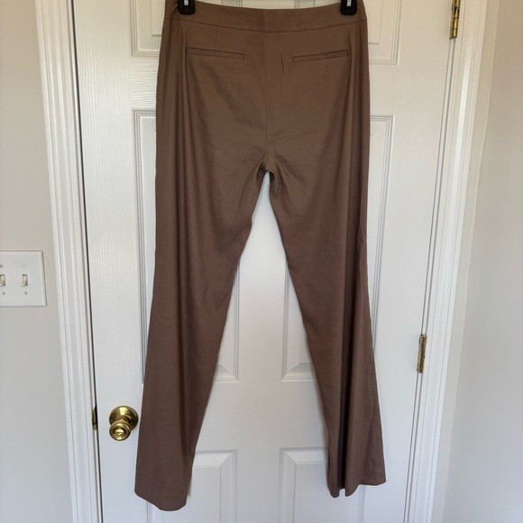 Tahari Brown Taupe Linen Blend Dress Pants Size 8 - Picture 7 of 7
